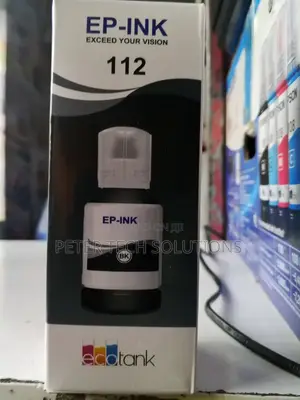 Epson 112 EP-Ink Nyeusi Ink Cartridge kwa L6580