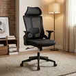 Ergonomic High Back Office Chair with Headrest - 2