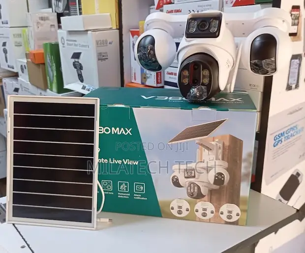 4G 4-Lens Solar PTZ Camera with App Remote Access - 1