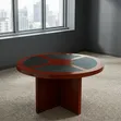 Brand New 4-Seater Round Meeting Table - 2