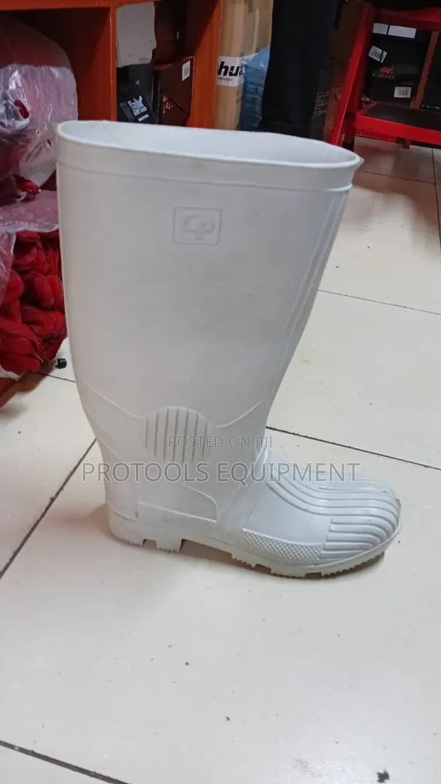 Gumboot Nyeupe - Viatu vya Usalama - 1