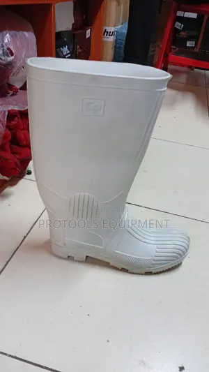 Gumboot Nyeupe - Viatu vya Usalama