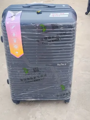 81cm Unbreakable Rubber Suitcase with 360° Spinning Wheels