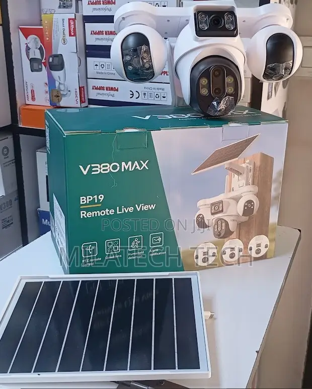 4G 4-Lens Solar CCTV Camera with Motion Tracking - 1