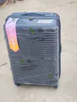 Large 81cm Rubber Travel Suitcase - 360° Spinner Wheels - 2