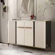 3 Door Marble Top Cabinet - 2