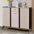 3 Door Marble Top Cabinet - 4