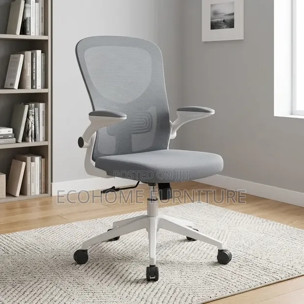 Kiti cha Ofisi cha Ergonomic Mesh - Kijivu - 1