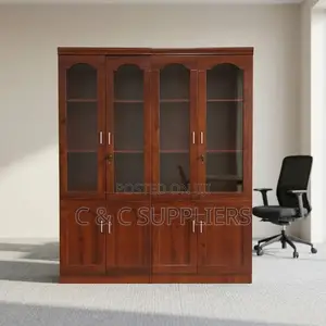 Kabati la Faili la Mahogany Milango 4