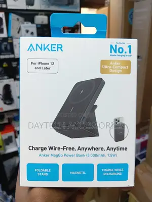 Anker 622 Magnetic Battery (MagGo) 5000mAh - Nyeusi