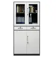 4-Door Metallic Office Cabinet - 5