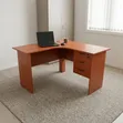 Ofisi ya L-Shape Executive Desk na Drawers - 2