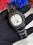Patek Philippe Nautilus-Style Watch ya Quartz kwa Wanaume - 4