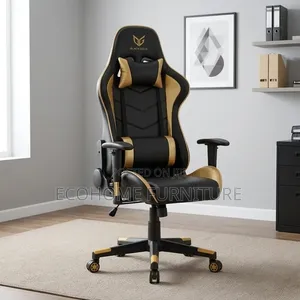 Kiti cha Michezo cha Ergonomic Executive - Nyeusi Dhahabu