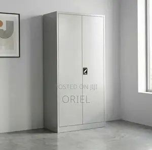 Metallic Two Door Office Storage Cabinet