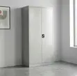 Metallic Two Door Office Storage Cabinet - 1