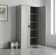 Metallic Two Door Office Storage Cabinet - 2
