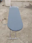 Metallic Ironing Board with Iron Rest - Grey - 1