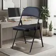 Black Foldable Office Reception Chair - 4