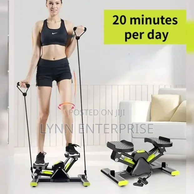 V-Shaped Pedal Trainer (Rock Stepper) with Elastic Rope - 1
