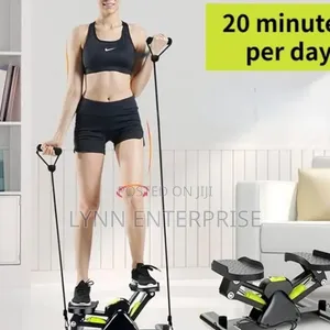 V-Shaped Pedal Trainer (Rock Stepper) with Elastic Rope