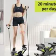 V-Shaped Pedal Trainer (Rock Stepper) with Elastic Rope - 2