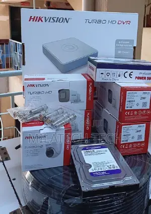 Hikvision 4 Camera CCTV Full Kit 1080p