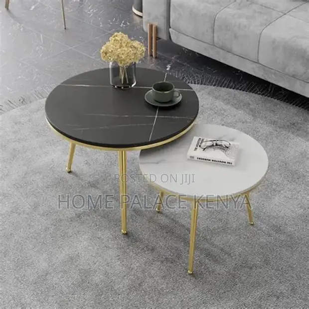 High Quality Nesting Coffee Tables - White Glossy - 1
