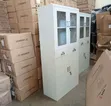 Office Cabinet - Glass Door Filing Storage with Drawers - 1