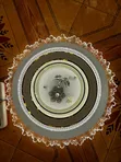 Elegant Round Flush Mount Ceiling Light with Crystal Accents - 3