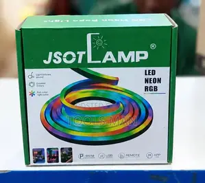 5m RGB LED Neon Strip Light with Remote & App Control