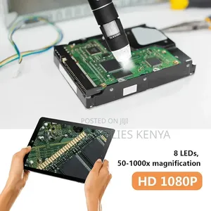 Mini USB Digital Microscope 50x-1000x, 8 LED Wireless Endoscope