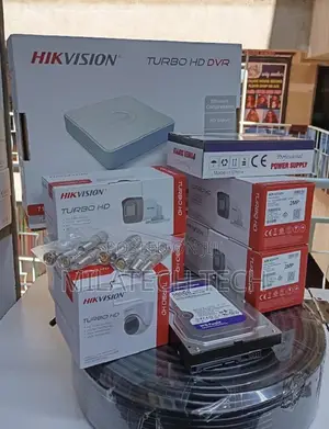 Hikvision 4-Camera CCTV System - Ready to Install