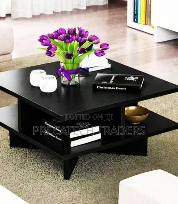 Hamilton Black Living Room Coffee Table - 1