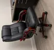 Black Leather High Back Boss Chair - 4