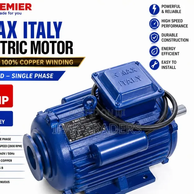TLAC 5.5Hp 4Kw Single Phase Motor 1500RPM - 1
