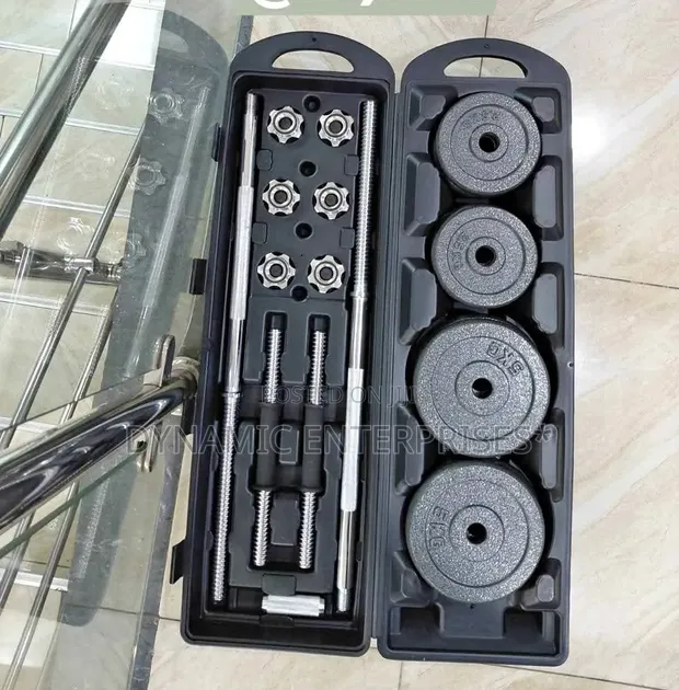 Euromax York 50kg Dumbbell Set - 1