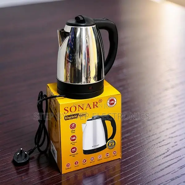 2 Litre Stainless Steel Electric Kettle - Bulk Discounts - 1