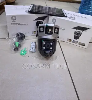 Kamera ya CCTV ya V380 Dual Lens Solar 4G