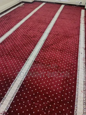 Modern Maroon Wall-to-Wall Carpets