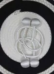 Grey and White Curtain Tiebacks - Home Interiors - 1
