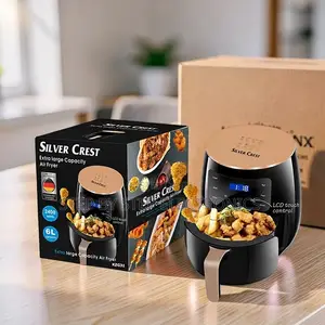 Silver Crest Digital Air Fryer 4/5/6/8L Touch Screen
