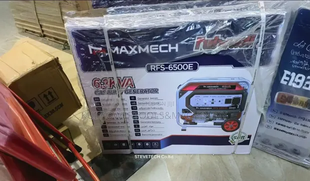 Maxmech 6.3Kva Gasoline Generator / 6Kva Key Start - 1