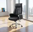 Luxury High Back Executive Office Chair - Black - 1
