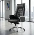 Luxury High Back Executive Office Chair - Black - 4