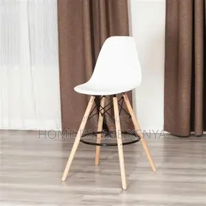 Eames Style Counter Height Bar Stool - White