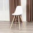 Eames Style Counter Height Bar Stool - White - 1