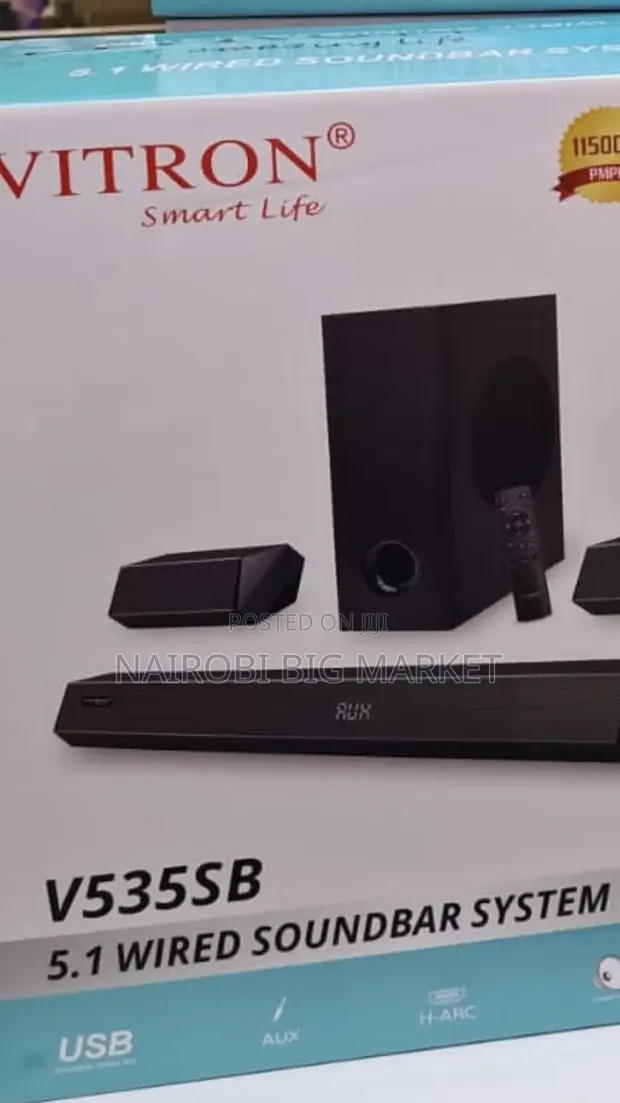 Vitron V535b 5.1ch Soundbar - Brand New - 1