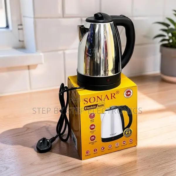 2 Litre Stainless Steel Electric Kettle - Brand New - 1