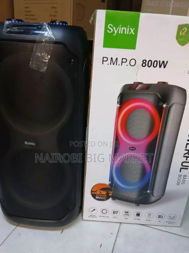Syinix Powerful Bass Boom Speaker - 1